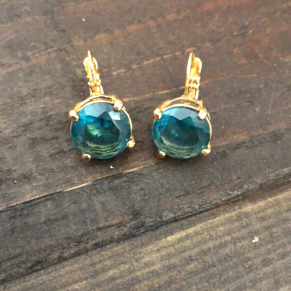 Kate Spade gold and turquoise Earrings